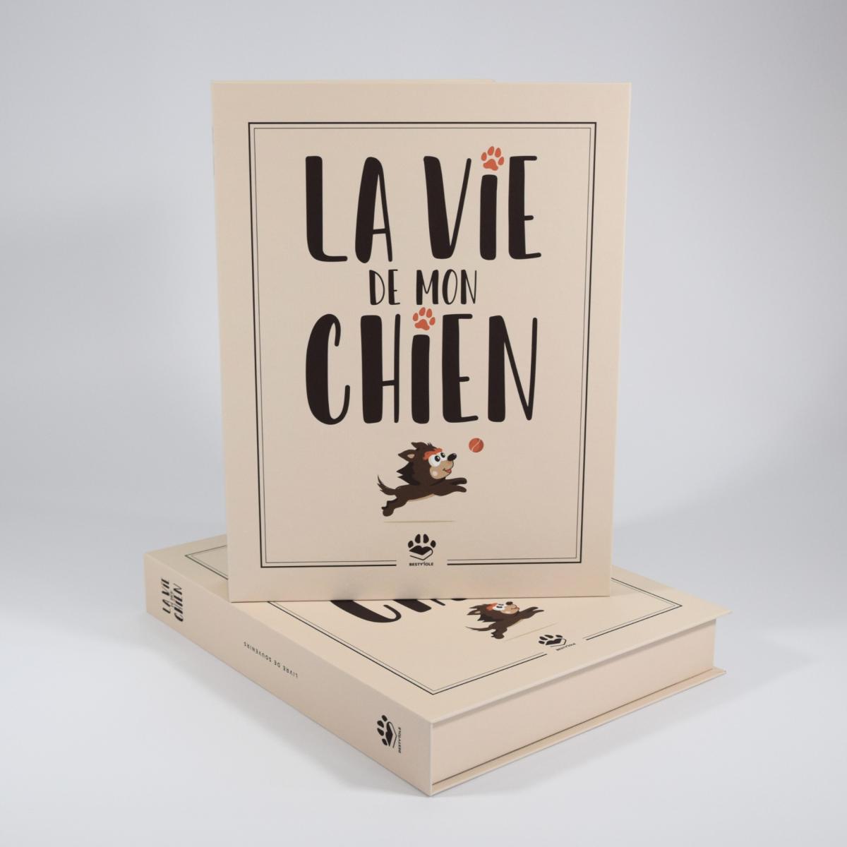 La vie de mon chien - Classeur effet Livre